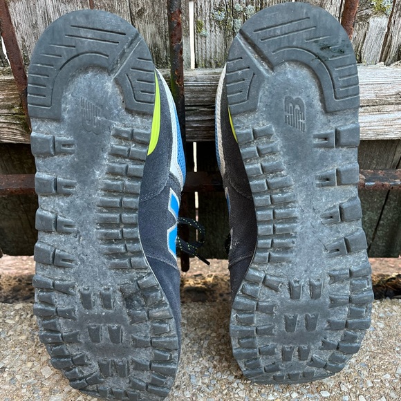 New Balance 574 — Blue / Neon Yellow (Size 10 Men’s) - Picture 10 of 12